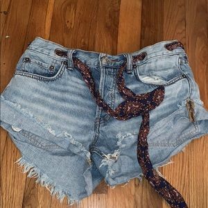 Free People Jean Shorts